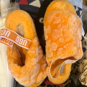 UGG Bright Orange Fleece Lined Footwear